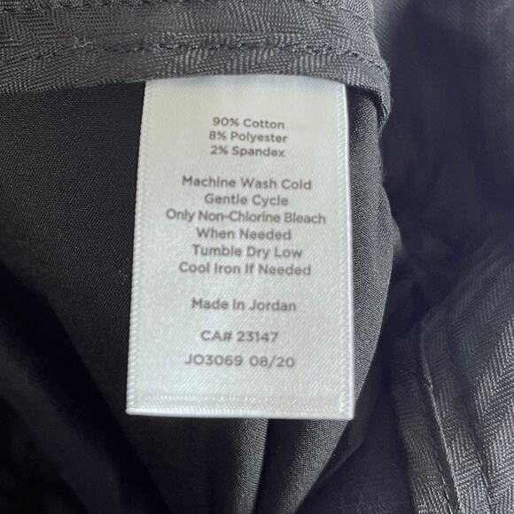 TALBOTS Heritage Ankle Pants Women's 8P Black Velvet (F523) - Picture 8 of 8